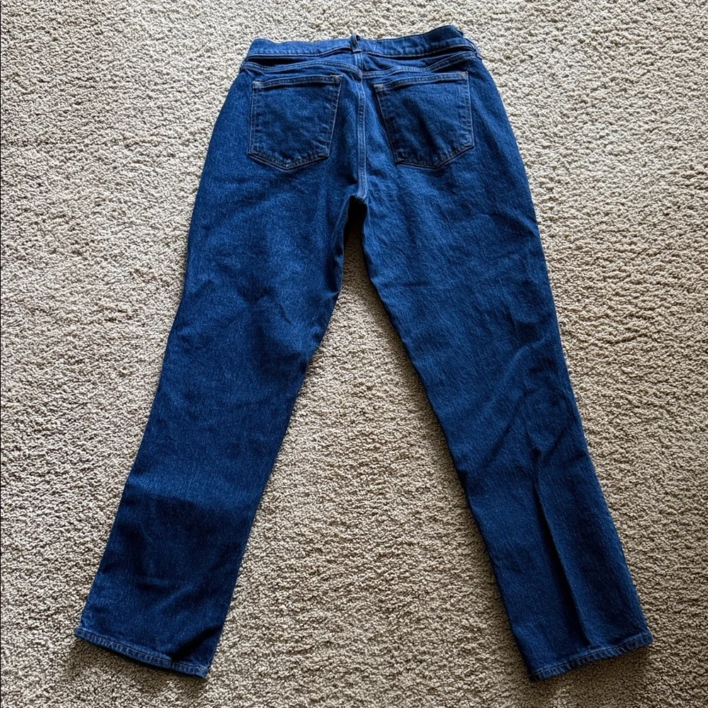 Abercrombie & Fitch Women's Straight Leg Jeans - Dark Blue